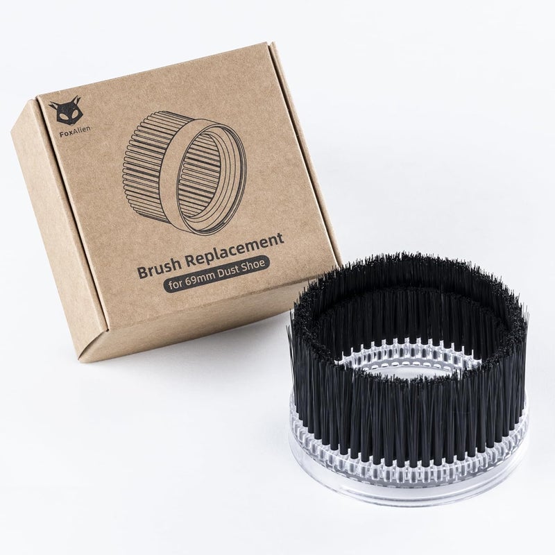 FoxAlien Brush Replacement for 69mm Diameter Dust Shoe for CNC Router Machine, Compatible with 52mm Spindle Motor and 65mm Router, Hose Diameter 38mm - Image 3